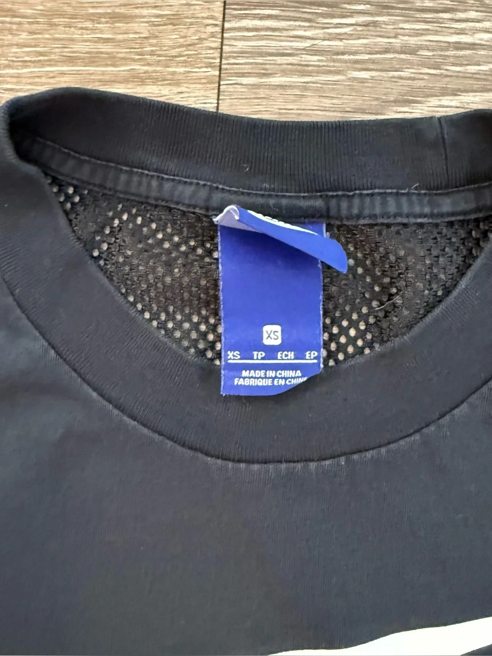 Nike Swoosh Mesh Detail Short Sleeve Top Black
